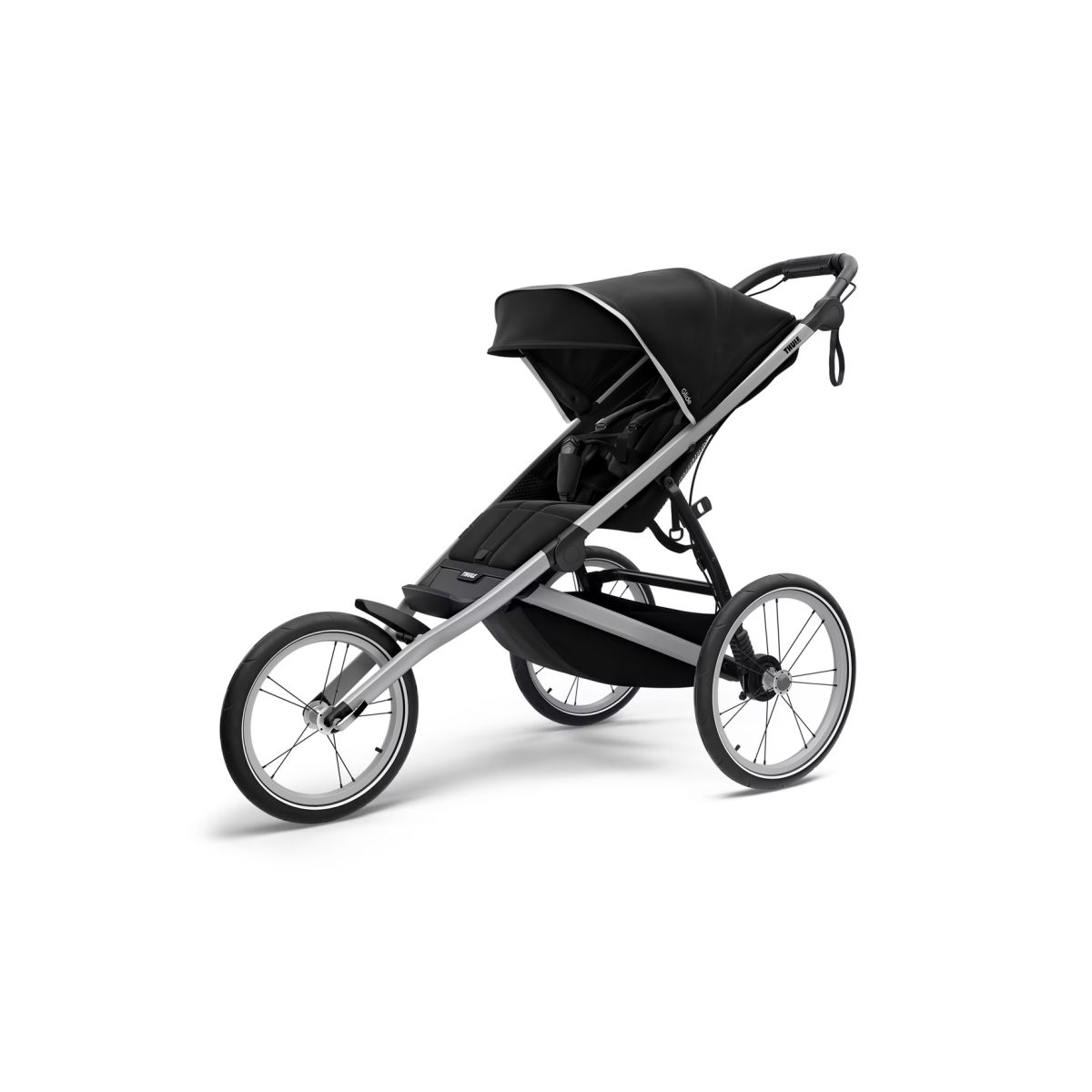 Thule Glide 2 Jogging Stroller Aluminium Jet Black Velonova